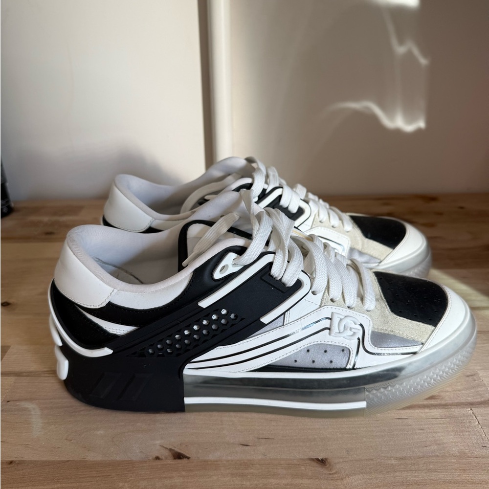 Dolce & Gabbana Black and White Sneakers